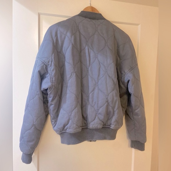 Quilted 💙 Jacket Coat Blue Medium by Universal Thread - Picture 5 of 11